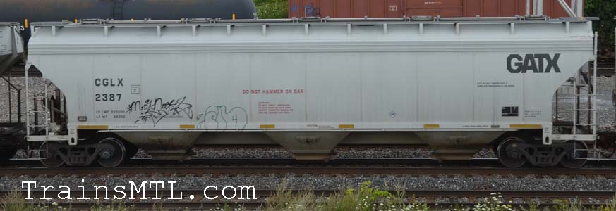 Car/wagon CGLX2387 right side / coté droit